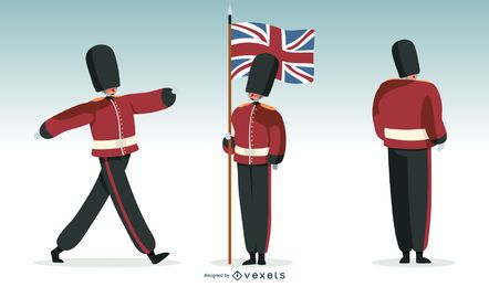 Britische Garde Illustration Britische Garde Illustration