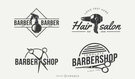 Desenhos de logotipo de negócios de estilo de cabelo Desenhos de logotipo de negócios de estilo de cabelo