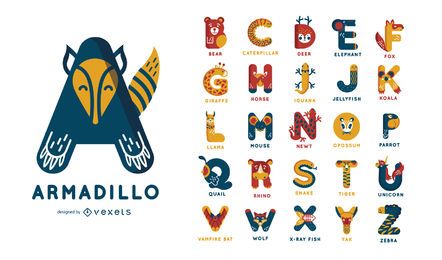Animal Themed Alphabet Set Animal Themed Alphabet Set