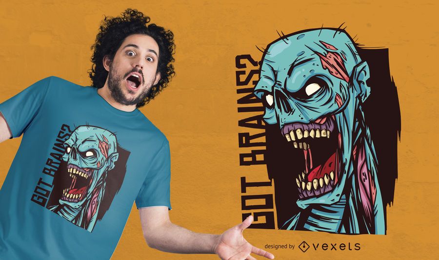 Got Brains T-shirt Design Got Brains T-shirt Design