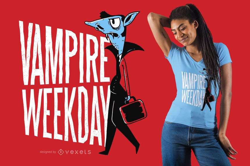 Vampire Funny T-shirt Design Vampire Funny T-shirt Design