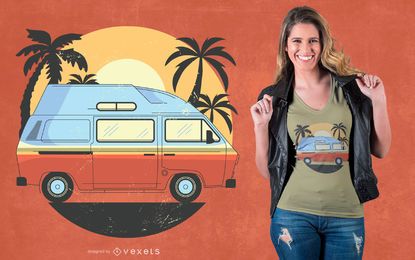Camper Van T-shirt Design Camper Van T-shirt Design