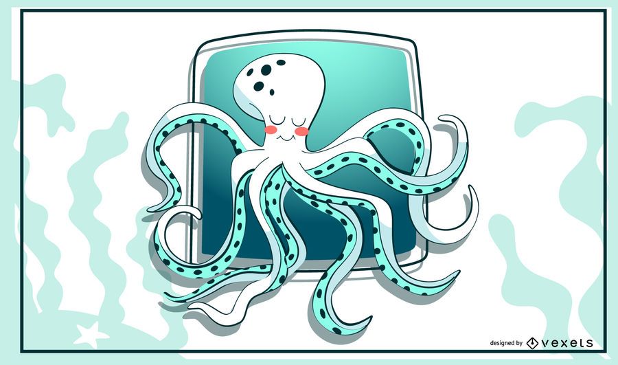 Stylish octopus illustration Stylish octopus illustration