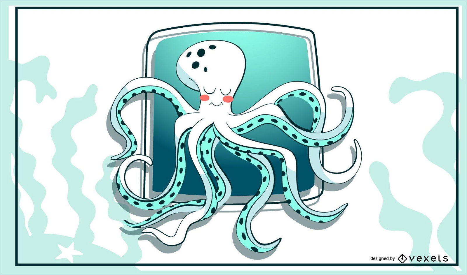 Stylish octopus illustration 