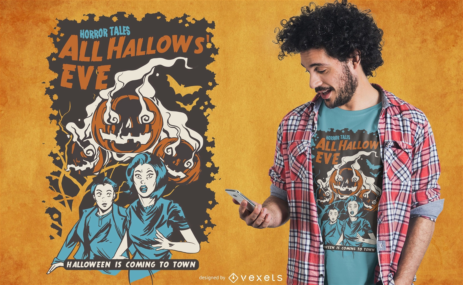 All hallows' eve t-shirt design
