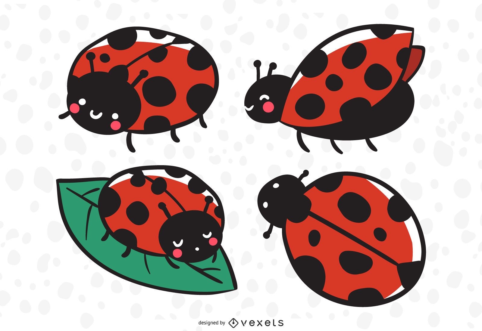 Cute Ladybug Illustration