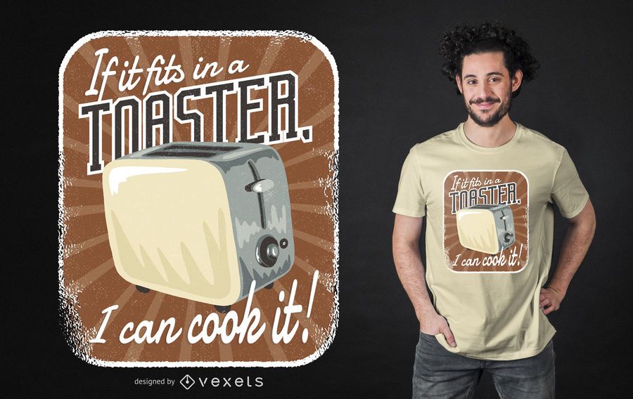 Toaster Quote T-Shirt Design Toaster Quote T-Shirt Design