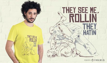 Diseño de camiseta Jiu Jitsu Diseño de camiseta Jiu Jitsu