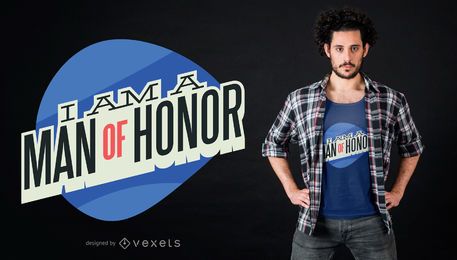Cita de honor diseño de camiseta Cita de honor diseño de camiseta