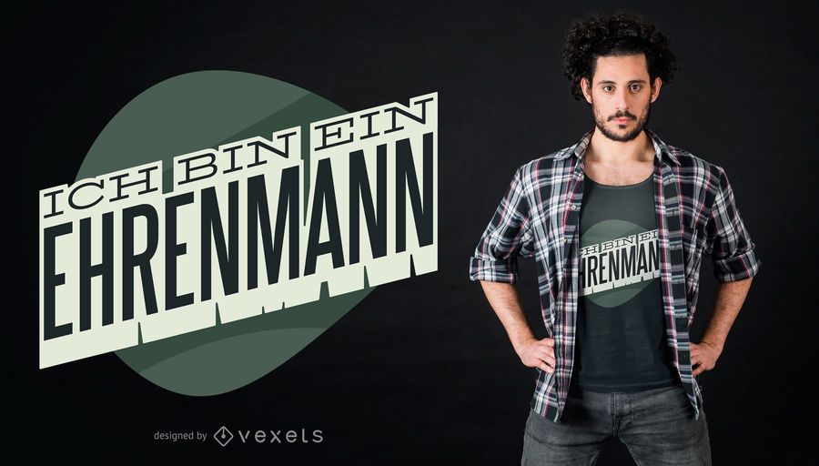 Design de t-shirt de letras de homem de honra Design de t-shirt de letras de homem de honra