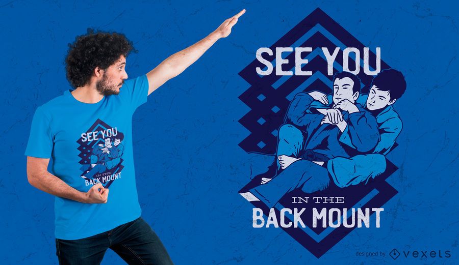 Diseño de la camiseta de la cita de Jiu Jitsu Diseño de la camiseta de la cita de Jiu Jitsu