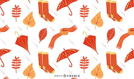 Autumn rain pattern design Autumn rain pattern design