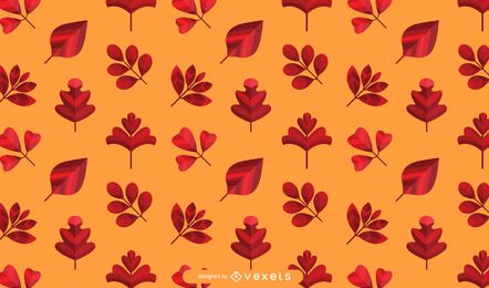 Orange Herbstlaubmuster Orange Herbstlaubmuster
