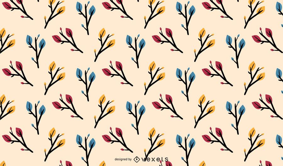 Autumn Colorful Leaves Pattern Autumn Colorful Leaves Pattern