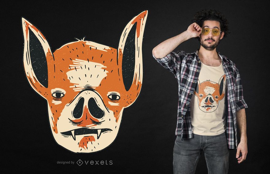 Diseño de camiseta de vampiro extraño Diseño de camiseta de vampiro extraño