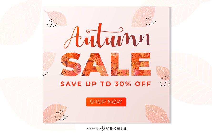 Autumn Sale Promotion Banner Design Autumn Sale Promotion Banner Design