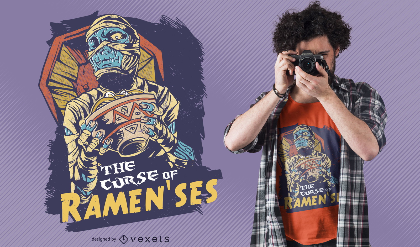 Ramenses Mummy T-shirt Design 