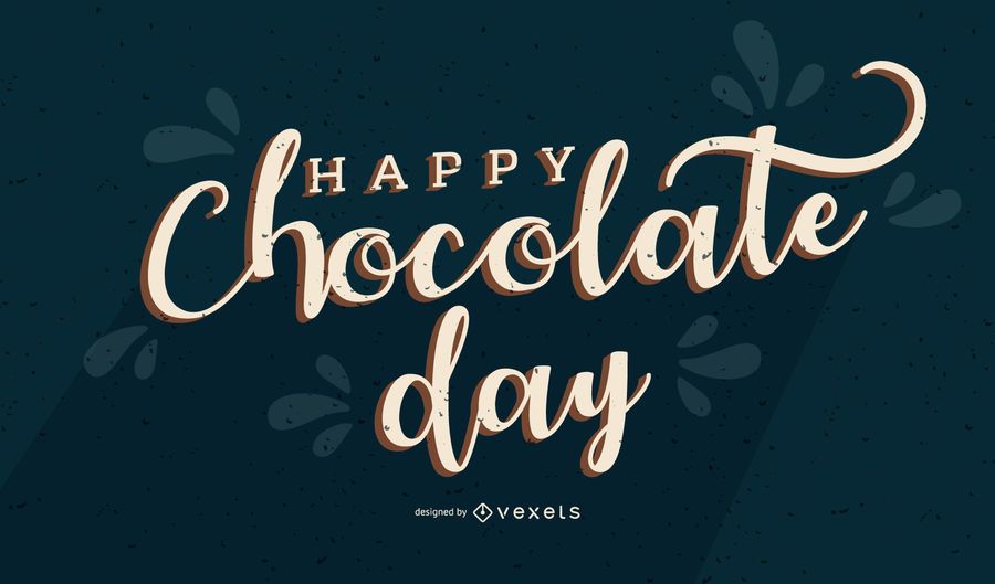 Happy Chocolate Day Banner Happy Chocolate Day Banner