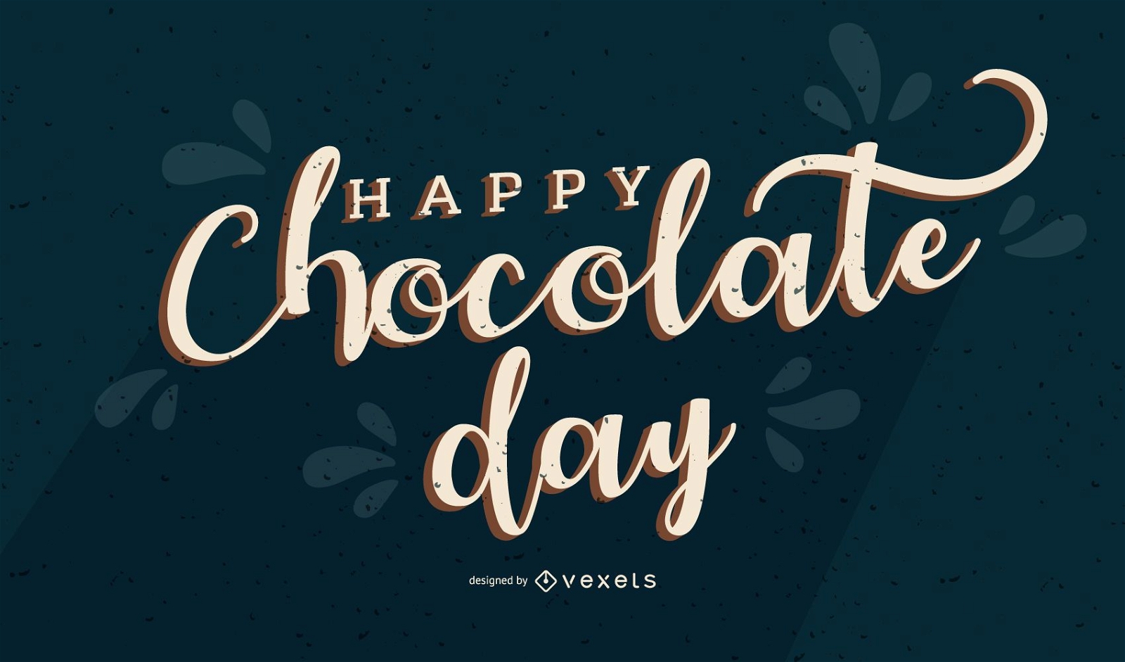 Happy Chocolate Day Banner