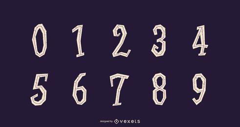 Halloween Number Set Halloween Number Set
