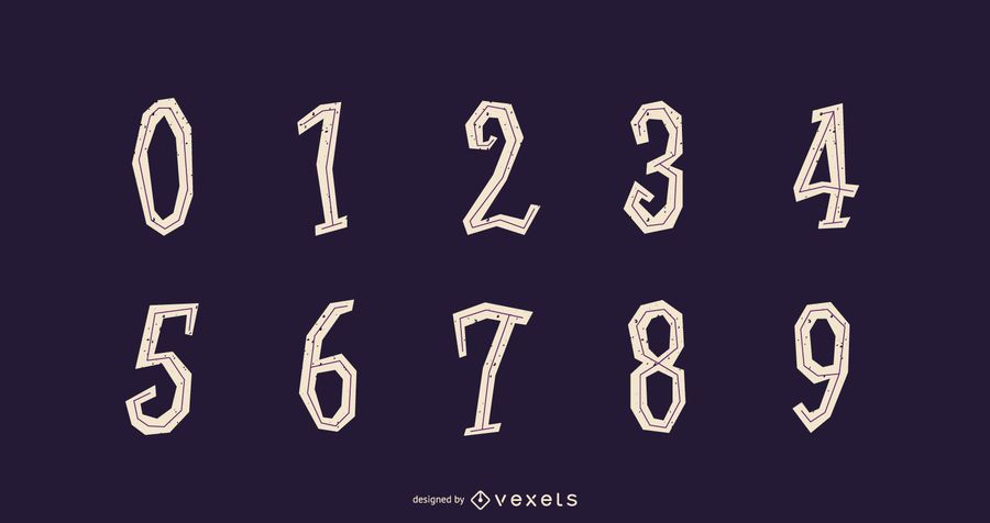 Halloween Number Set Halloween Number Set