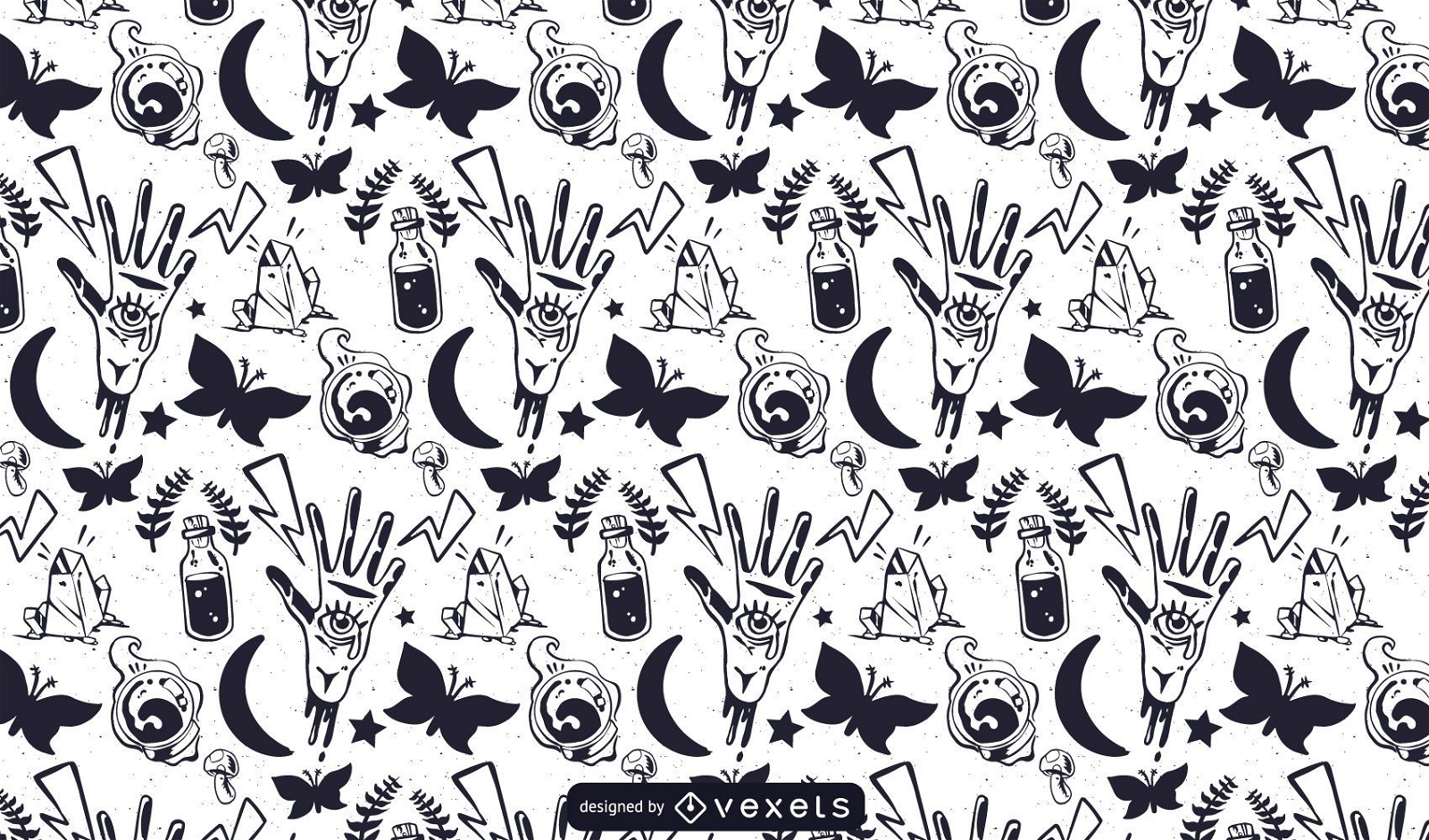 Witchery Vector Pattern