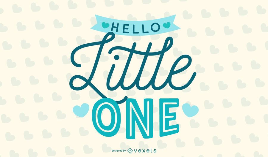 Hola pequeño diseño de letras azules Hola pequeño diseño de letras azules