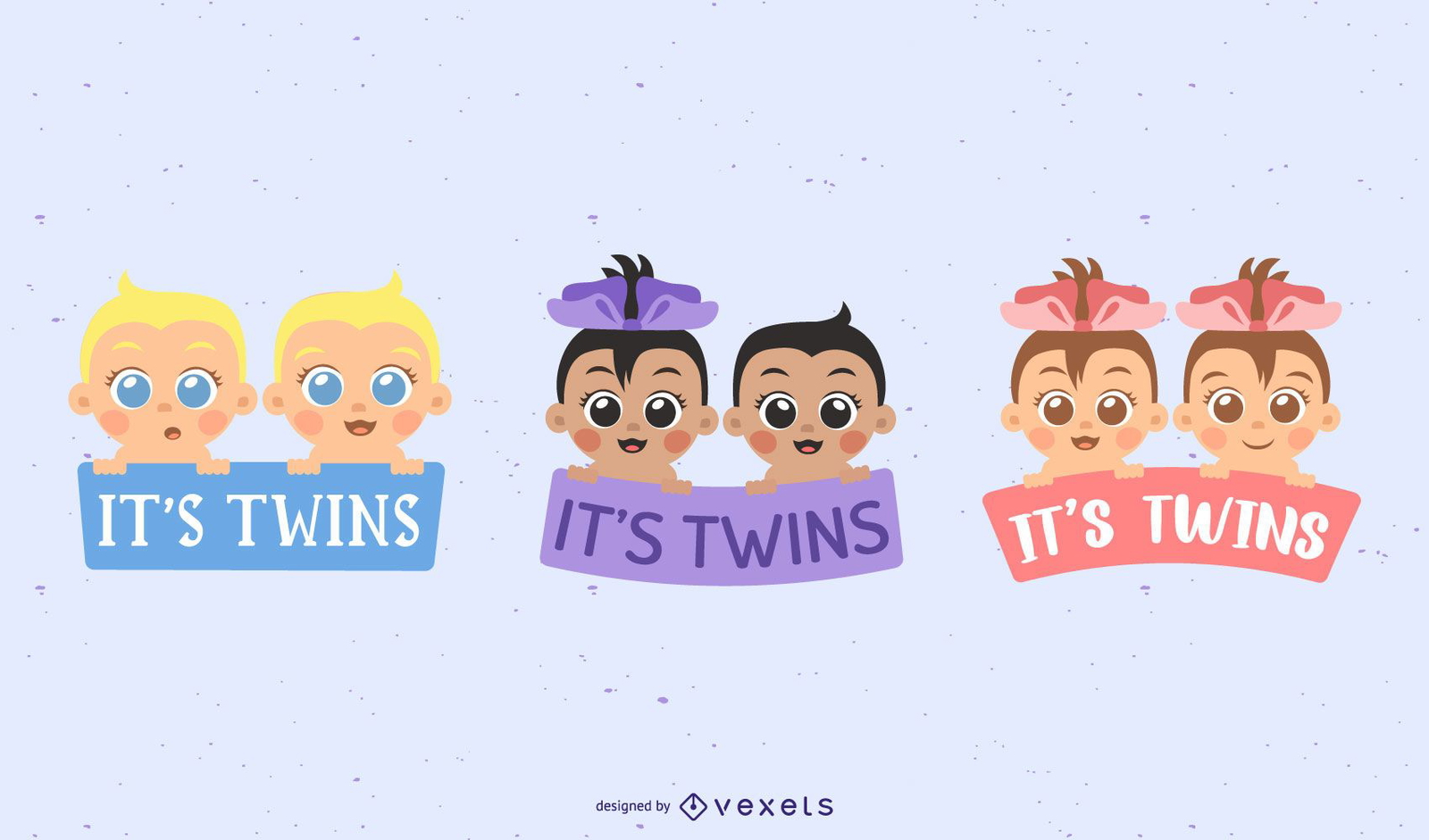 It's Twins Lettering Design