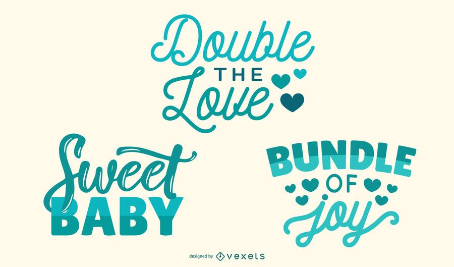 New Baby Cute Letterings New Baby Cute Letterings