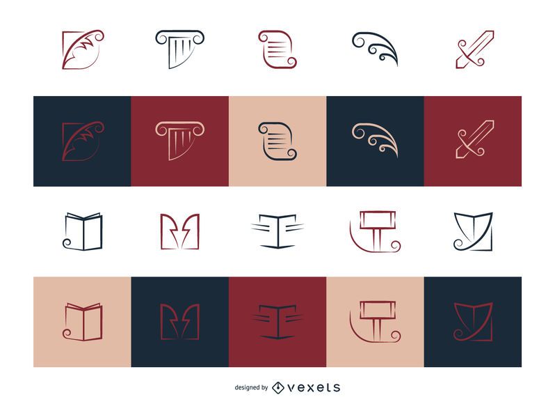 Paquete de iconos legales Paquete de iconos legales