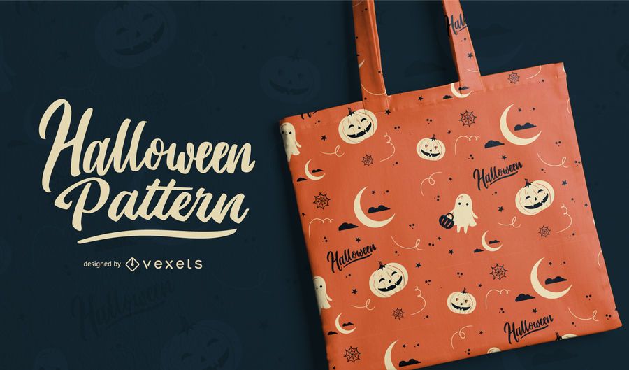 Halloween Elements Pattern Halloween Elements Pattern