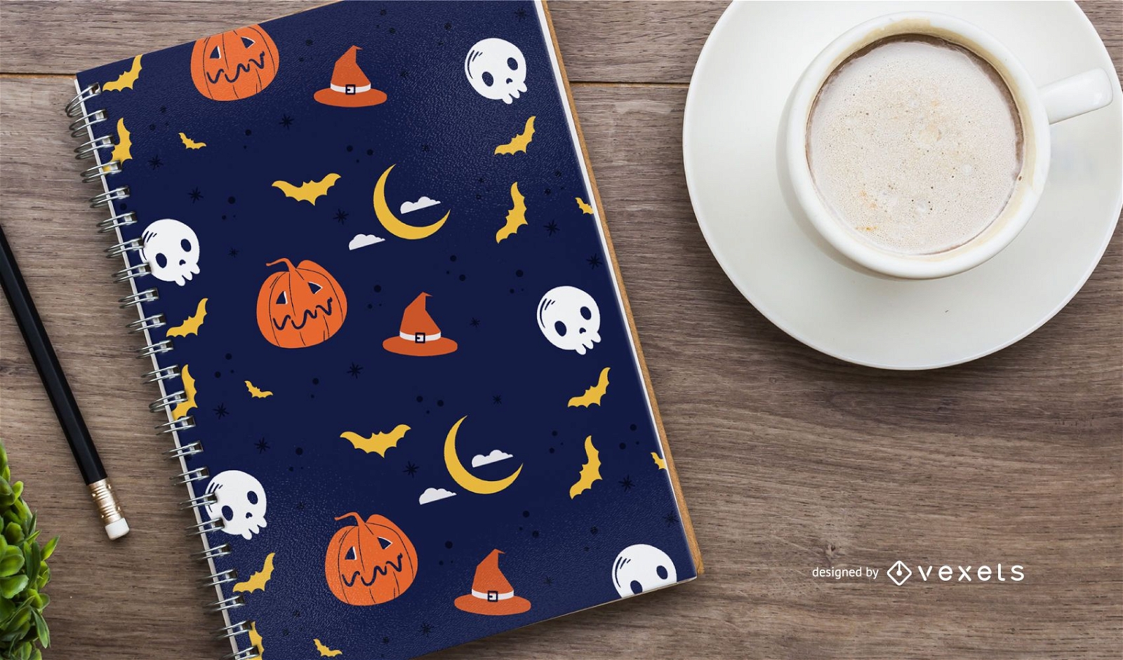 Halloween night pattern design