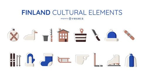 Finland cultural elements set