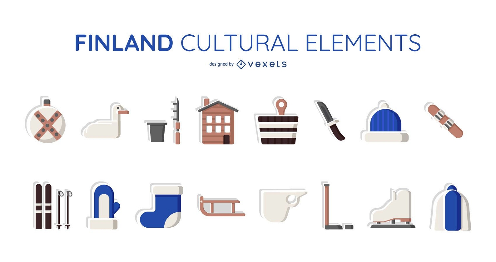 Conjunto de elementos culturales de Finlandia
