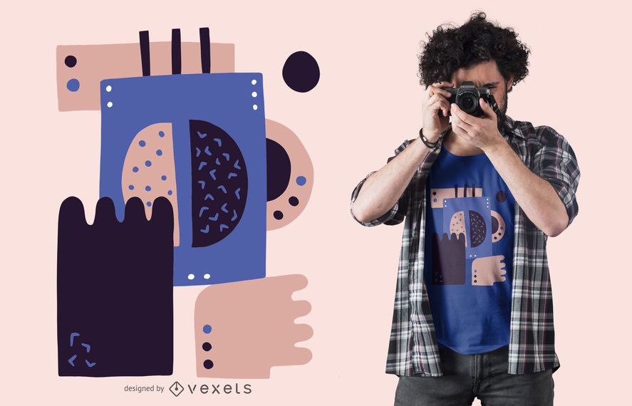 Abstract coffee bean t-shirt design Abstract coffee bean t-shirt design