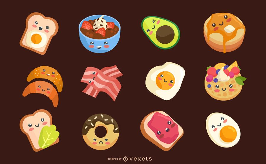 Kawaii Frühstücksset Kawaii Frühstücksset
