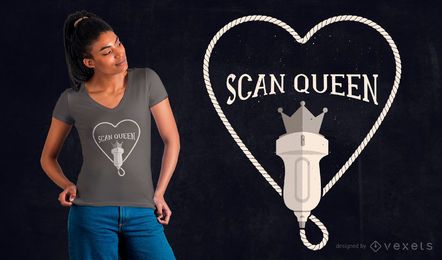 Scan Ultraschall Lustiges T-Shirt Design
