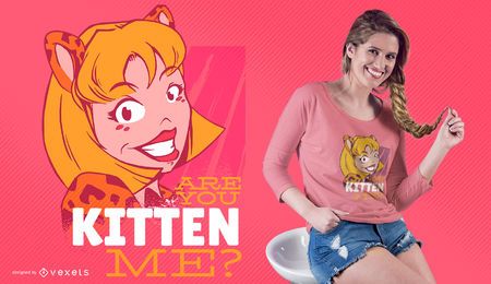 Scherzen Sie mich T-Shirt Entwurf Scherzen Sie mich T-Shirt Entwurf