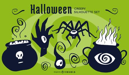 Halloween Creepy Silhouettes Halloween Creepy Silhouettes