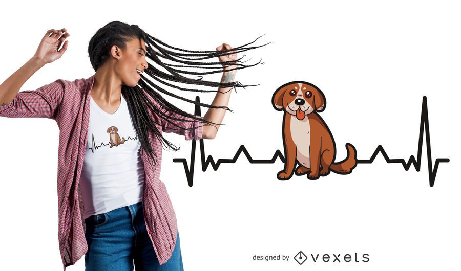 Projeto engraçado do t-shirt do filhote de cachorro Projeto engraçado do t-shirt do filhote de cachorro