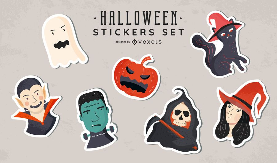 Halloween Sticker Set Halloween Sticker Set