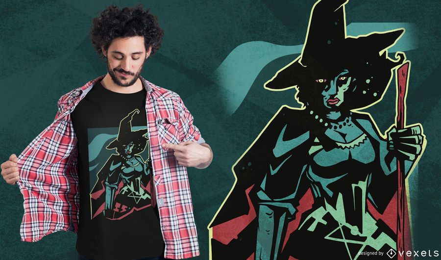 Dark Witch T-shirt Design Dark Witch T-shirt Design