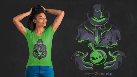 Pest-Doktor Flask T-Shirt Design Pest-Doktor Flask T-Shirt Design