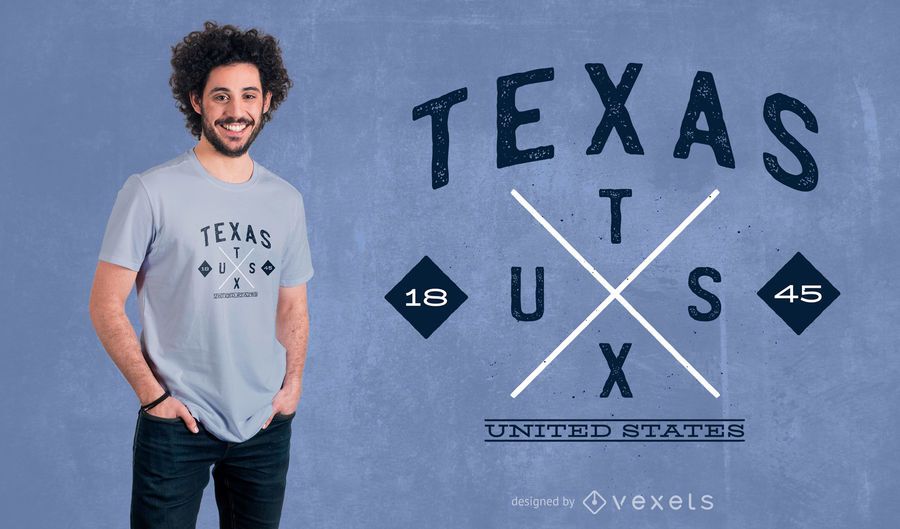 Texas Hipster T-shirt Design Texas Hipster T-shirt Design