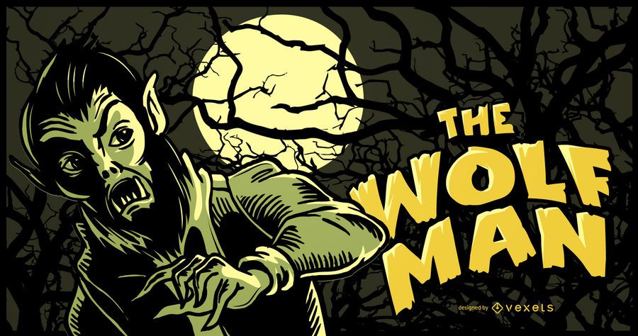 Wolf Man Illustration Wolf Man Illustration