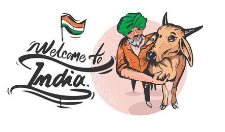 Bem-vindo à Índia Banner Design