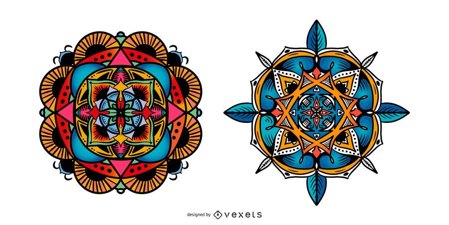 Download Indian Mandala Vector Set - Vector Download