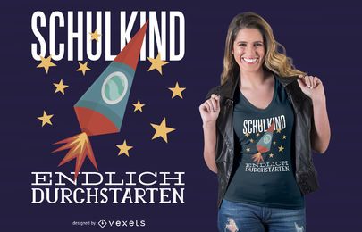 School Kid German T-Shirt Design School Kid German T-Shirt Design