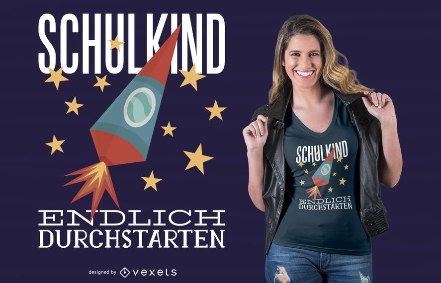 School Kid German T-Shirt Design School Kid German T-Shirt Design