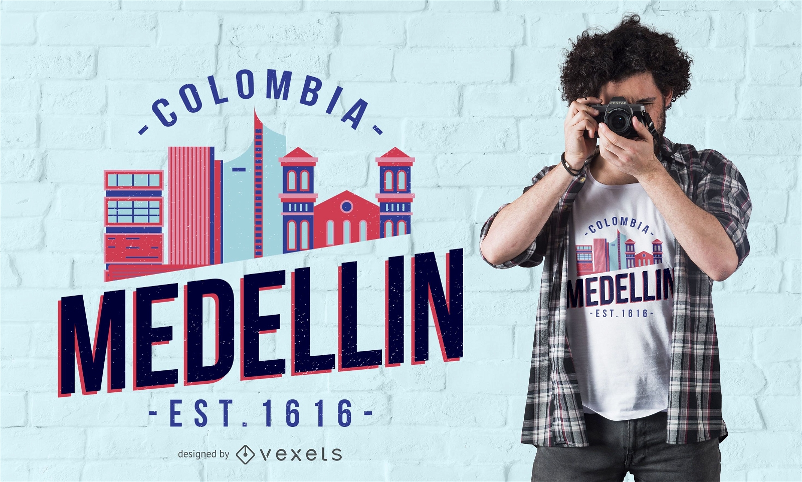 Design de camisetas Medellin